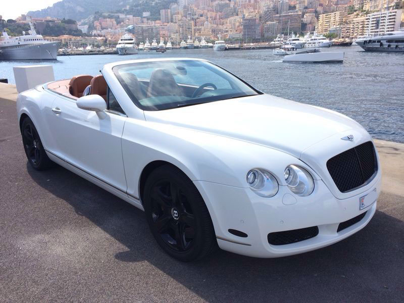 Bentley continental cabriolet export monaco