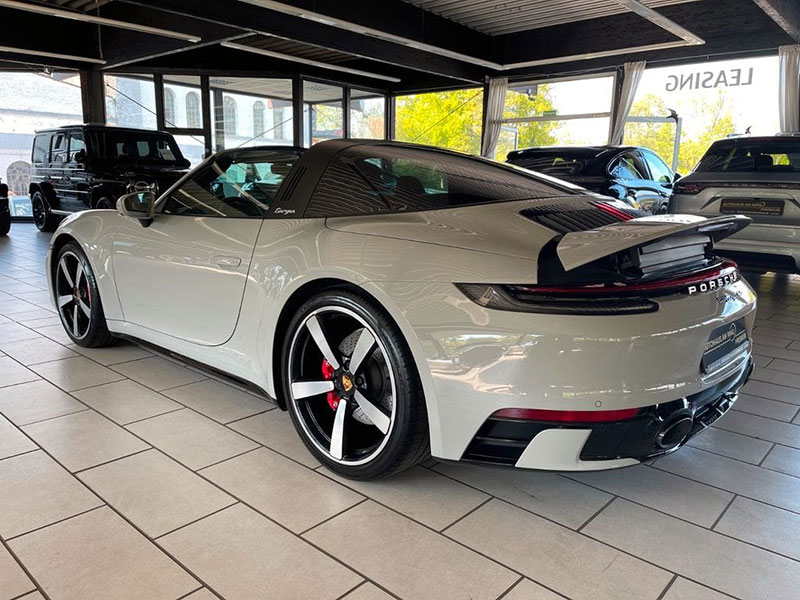 911 porsche targa Blanche - Arrière