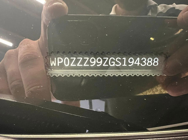 Porsche 911 type 991 R - Numéro