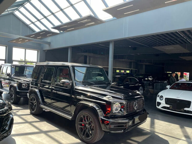 Mercedes-Benz G 63 AMG - Noir - Cuir rouge