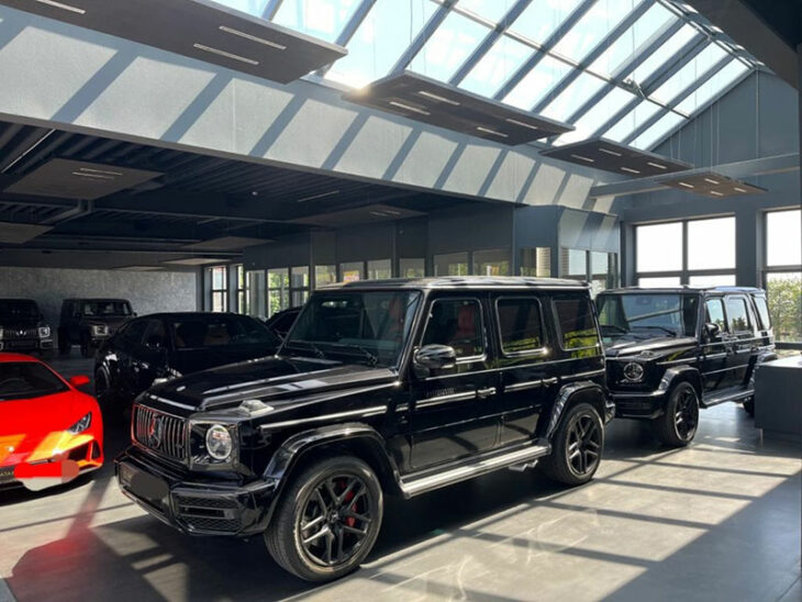 Mercedes-Benz G 63 AMG - Noir - Cuir rouge - Import export