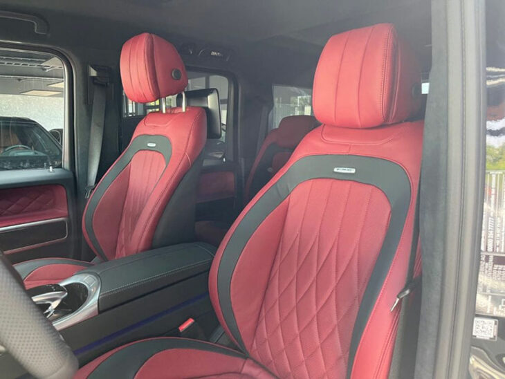 Mercedes-Benz G 63 AMG - Noir - Cuir sellerie rouge