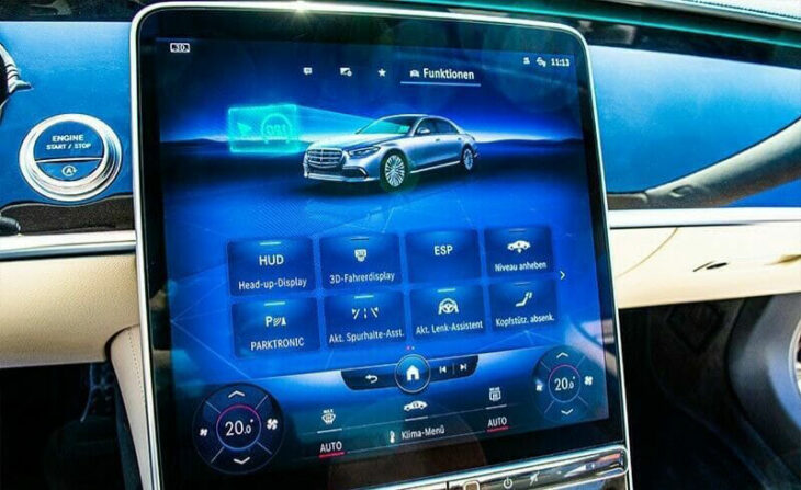 Mercedes-Benz S400L D 4M armored - Controle