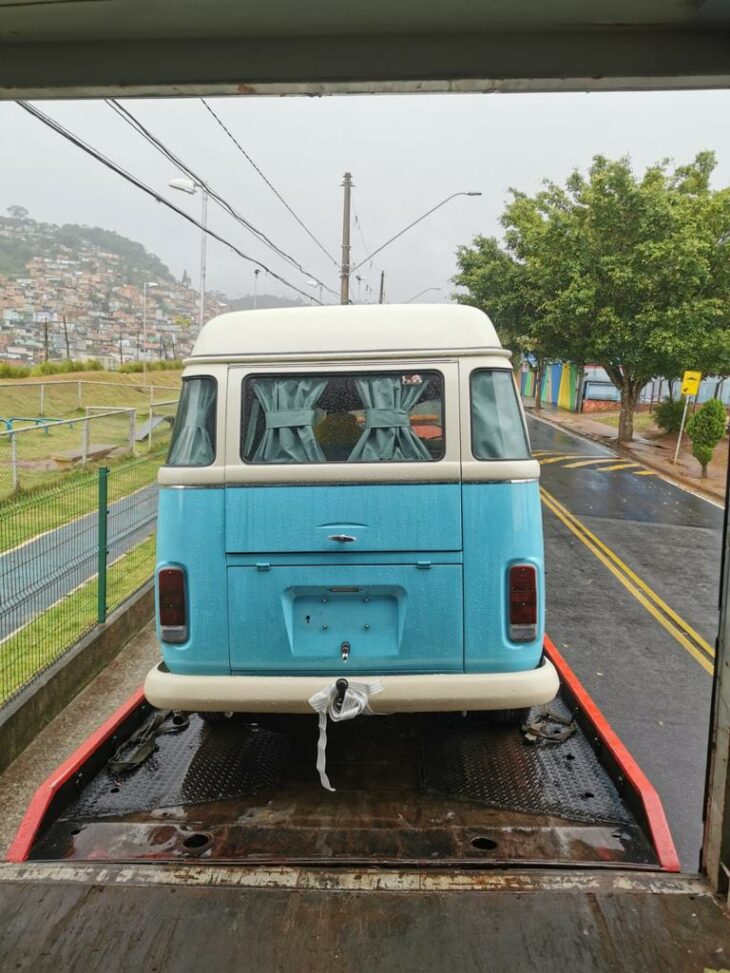 Combi Volkswagen Bleu - Import/ export