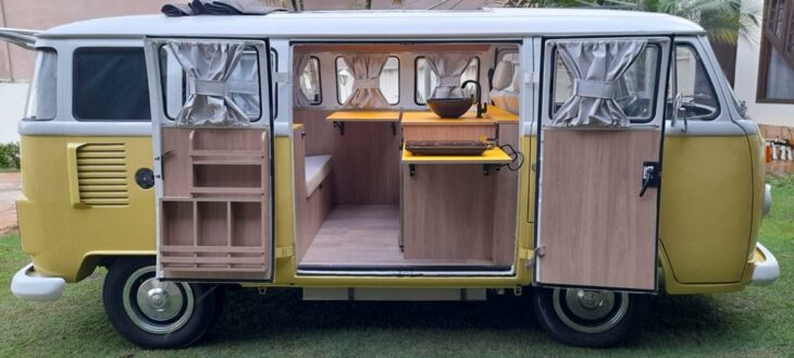 Combi Volkswagen Jaune - équipement